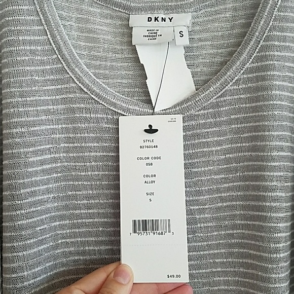 DKNY | NWT Striped Tank Small - Picture 3 of 8